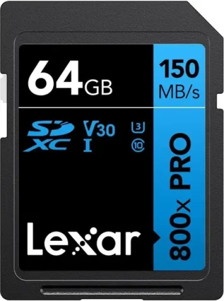Lexar Professional 800x PRO 64GB / čítanie: 120MBps / zápis: 45MBps / Class 10 / V30 UHS-I (LSD0800P064G-BNNNG)