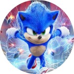 Jedlý papier Sonic elektrický 19,5 cm - Pictu Hap - Magic - Magic