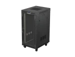 Lanberg FF01-6824-12BL čierna / Stojanový rozvádzač / 19" / 24U / 600x800 mm / Nosnosť 1200 kg (FF01-6824-12BL)