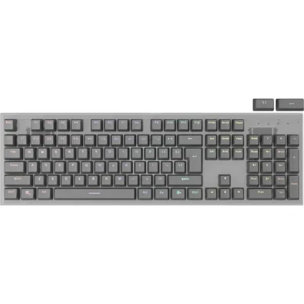 Genesis Lead 300 Double Shot Keycaps sivá / sada náhradných klávesov / 106 ks (NAG-2004)