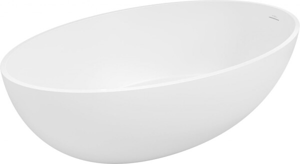 MEXEN - Prato voľne stojaca vaňa liaty mramor 170 x 100, biela mat 57251701000