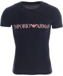 Pánske tričko 111035 1P516 00135 námornícka modrá - Emporio Armani XL černá