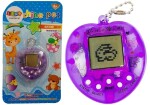 Mamido Elektronická Hra Tamagotchi Fialová s krátkou retiazkou