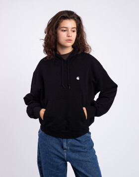 Carhartt WIP W' Hooded Casey Sweatshirt Black / Silver L
