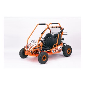 Mamido Detské benzínové autíčko Buggy LUCKY SEVEN oranžové