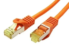 Goobay Patch kábel SFTP Cat7 1 m oranžová / Patch kábel / RJ45-RJ45 / LSZH (91588)