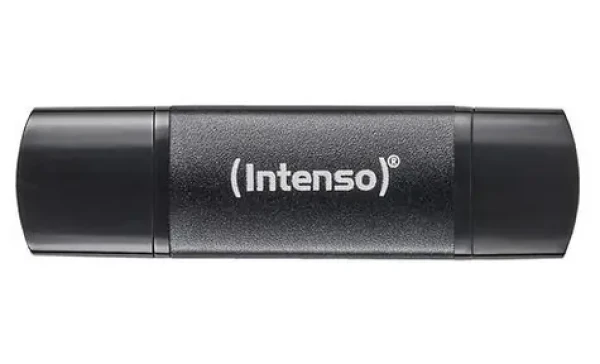 INTENSO Flex Line 64GB čierna / Flash disk / USB-C, USB-A / USB 3.2 Gen 1 / čítanie 70 MB/s (3544490)