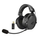 Sharkoon Skiller SGH40W čierna / bezdrôtové slúchadlá / mikrofón / 2.4GHz / USB-C (4044951043415)