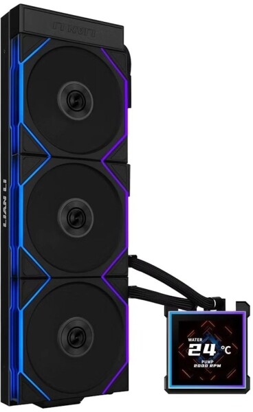 Lian Li HydroShift II AiO-chłodzenie wodne, RGB, LCD-Display - 360mm, Čierny