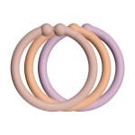 BIBS Loops krúžky blush/peach/dusky lilac