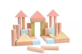 PlanToys PlanToys Stavebné kocky 40 ks (pastelové)