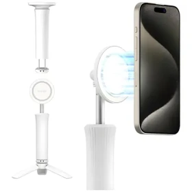 Araree Magfie Pod Lite biela / Selfie tyč s tripodom / MagSafe / 360° otočná hlava / ABS/PC (AR60-02310B)