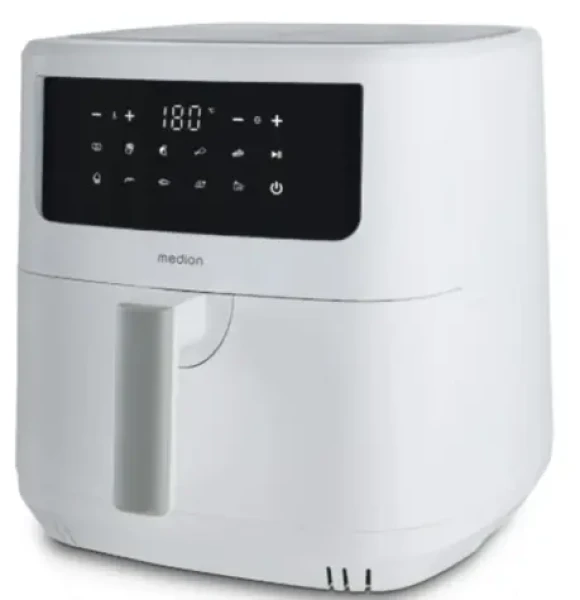 Medion Life MD 11750 P10 XL biela / Teplovzdušná fritéza / 2150 W / 6,8 l / Dotykový displej (50078160)