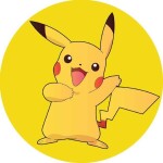 Jedlý papier Pokemon Pikachu 19,5cm - Pictu Hap - Magic - Magic