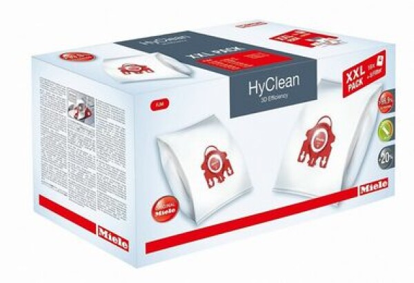 Miele Vrecká do vysávača FJM HyClean 3D XXL / 16ks + 8 filtrov (4002515719534)