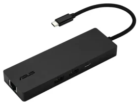 Asus DC210 čierna / Dokovacia stanica / 8v1 USB-C / HDMI 2.1 / RJ45 / USB PD 100W (90XB098N-BDS010)