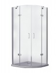 BESCO - Štvrťkruhový sprchovací kút VIVA 195K - Rozmer A - 90 BCVIV90KRUH