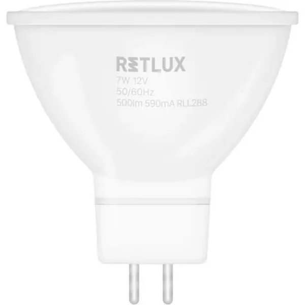 Retlux RLL 420 GU5.3 spot / 7W / 12V / 660 lm / 3000K - teplá biela (8590669330874)
