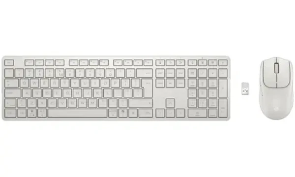 HP 495C Multi-Device Keyboard biela / bezdrôtová klávesnica s myšou / USB / Bluetooth (BE1M6AA#BCM)