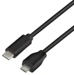 LogiLink USB-C - Micro-USB čierna / Dátový kábel / USB 2.0 / 0,5 m (CU0196)