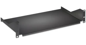 Intellinet Polica do racku 19" čierna / Rack polica / 2U / hĺbka 400 mm / nosnosť 25 kg (710916)