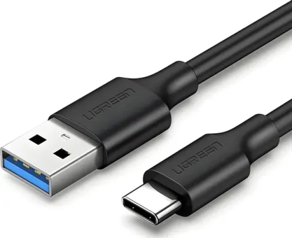 Ugreen čierna / Dátový kábel / USB-A - USB-C / 1 m (20882)