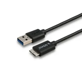 SAVIO CL-102 kábel USB 3.0 M - USB 3.0 type BM čierna / 1m (CL-102)