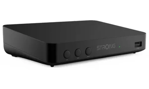 Strong SRT 8208 čierna / Digitálny tuner DVB-T/T2 / FHD / USB / HDMI / SCART / RCA (SRT8208)