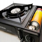 R1 Kempingový plynový varič 2v1