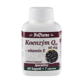 MedPharma KOENZÝM Q10 60 mg + Vitamín E 67 kapsúl