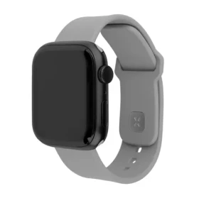 FIXED Set silikónových remienkov Silicone Sporty Strap pre Apple Watch 42/44/45/46mm svetlo šedý (FIXSST2-434-LGGR)