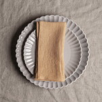 Storefactory Bavlnený obrúsok Mustard 40 x 40cm