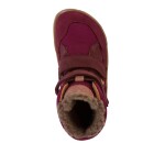 Dievčenské zimné barefoot topánky UP TEX WINTER Bordeaux G3160252-7 - 29