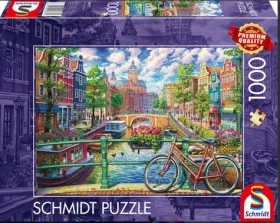 Schmidt Puzzle Kúzlo amsterdamského kanála
