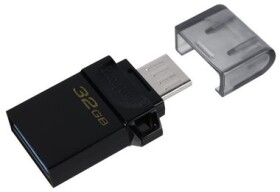 Kingston DataTraveler microDuo 3 G2 32GB čierna / Flash Disk / USB 3.2 Gen 1 - (USB-A 3.0) (DTDUO3G2/32GB)