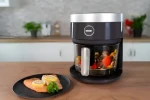 Unold 58695 čierna / Teplovzdušná fritéza / 1200 W / 3,5 l / 65-200 °C / 10 programov (58695)