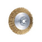 PFERD TOOLS PFERD TOOLS Kužeľová kefa, nepletená, KBU Ø 100x10mm M14, mosadzovaný oceľový lanko Ø 0,20 mm, uhlová brúska 43316007 1 ks; 43316007