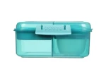 Sistema Ocean Bound Bento Cube trojkomorová krabička s nádobou na jogurt a 2 tácky 1.25 l mätová (8592001420427)