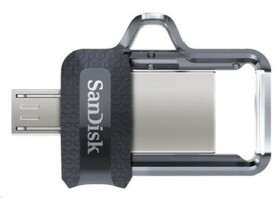 SanDisk Ultra Dual M3.0 16 GB čierna / Flash Disk / USB-A 3.0 amp; MicroUSB 2.0 / čítanie: 130 MBs (SDDD3-016G-G46)