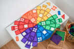 Connetix Connetix Tiles - Magnetická Stavebnica Dúhová XL 102 ks