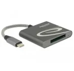 DeLock USB čítačka XQD 2.0 pre pamäťové karty / USB-C (91746)