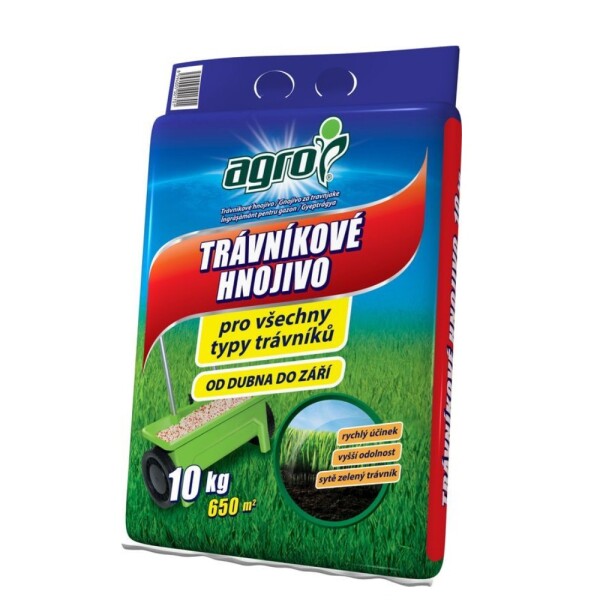 AGRO Trávnikové hnojivo 10 kg vrece