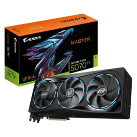 GIGABYTE AORUS GeForce RTX 5070 Ti MASTER 16GB / 2300MHz / 16GB GDDR7 / 256-bit / 1x HDMI + 3x DP / 750W (16) (GV-N507TAORUS M-16GD)