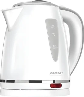 MpM MCZ-64 biela / Rýchlovarná kanvica / 1200 W / 1 l / otočná podstava 360° / odnímateľný filter (MCZ-64)