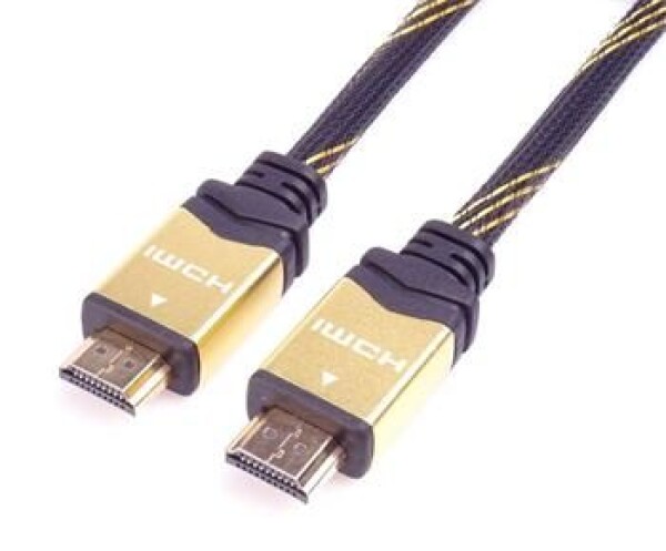 PremiumCord HQ HDMI 2.0 - 5m / Prepojovací kábel / HDMI-HDMI / čierna (8592220018115)