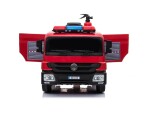 Mamido Detské elektrické auto Hasiči červená