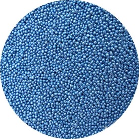 Cukrové perličky metalické modré 2 mm 80 g - I LOVE CAKES - I LOVE CAKES