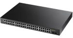 ZyXEL GS1900-48HP v2 / Switch / SMART Managed PoE / 48x Gigabit RJ45 / 2x Gigabit SFP / PoE budget 170W (GS190048HPV2-EU0101F)