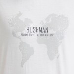 Bushman Pánske tričko Yatto, biele XXXXL