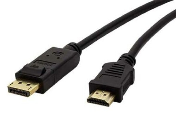 Goobay 51958 kábel DisplayPort M na HDMI M 3m čierna / pozlátené konektory (4040849519581)